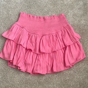 Pink Ruffle Skirt